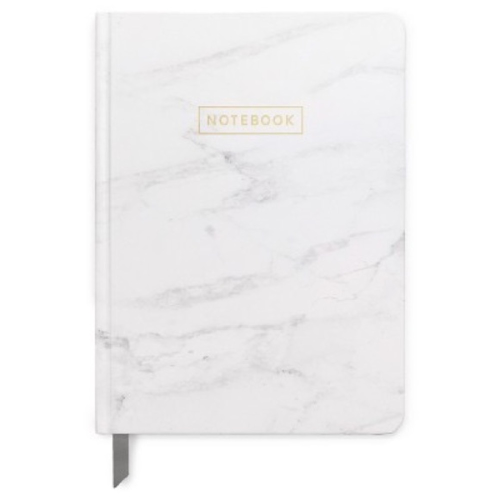 Lined Journal 5"x 7.25" Marble with Gold Foil - DesignWorks Ink